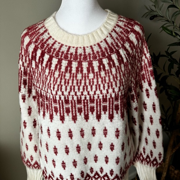 LOFT Fair Isle Textured Sweater - Picture 3 of 8